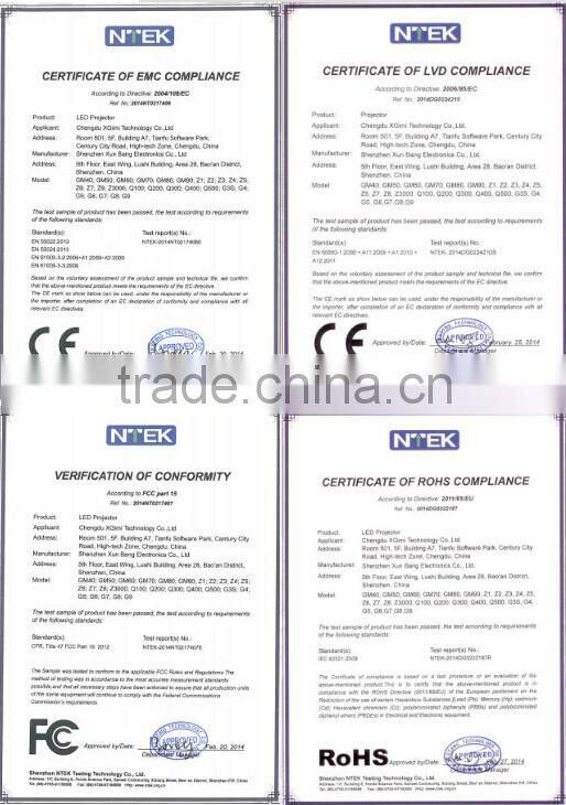 hot heat sells in! China best blue HD 3D 2205P Smart LED Multi-Media Projector Multi-Media wifi Anorid 4.2 Projector