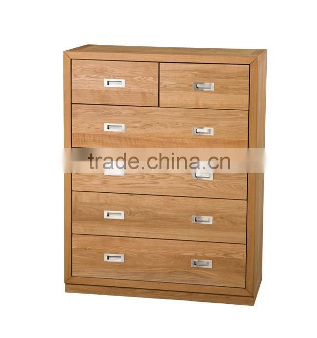Simple Style oiled solid wood bathroom cabinet