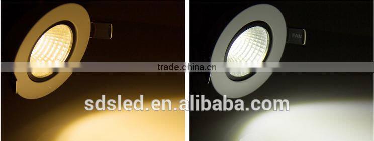 LED Ceiling light ceiling light high power silver aluminum led ceiling down light 9w LED ceiling light