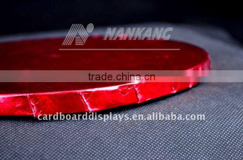 Round cake boards, colorful cake boards