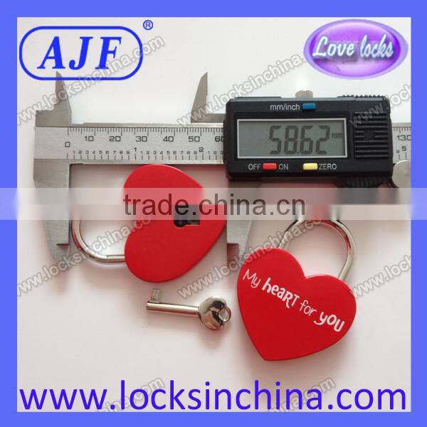 AJF Colorful love heart locker for 2015 valentines day