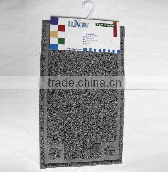 Square shape Pet litter mat for cats/PVC mat/ litter catcher mat China wholesale pet accessories