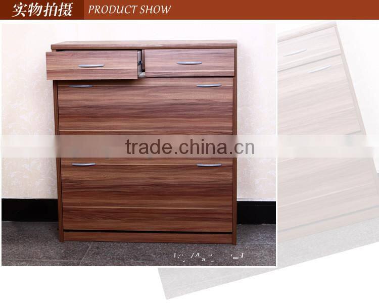 Slim rotary dump shoe
