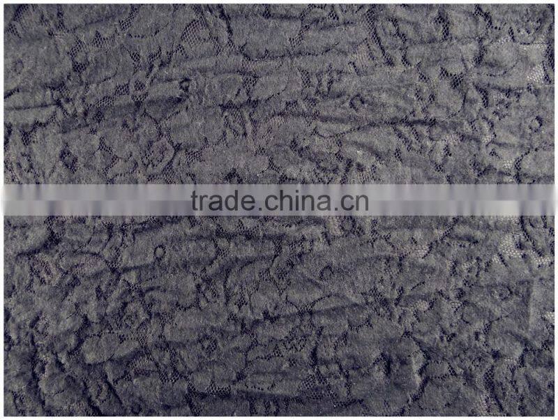 ballistic pant fleece peached fabric pain flowers different color manufactur mading cotton lace fabrics