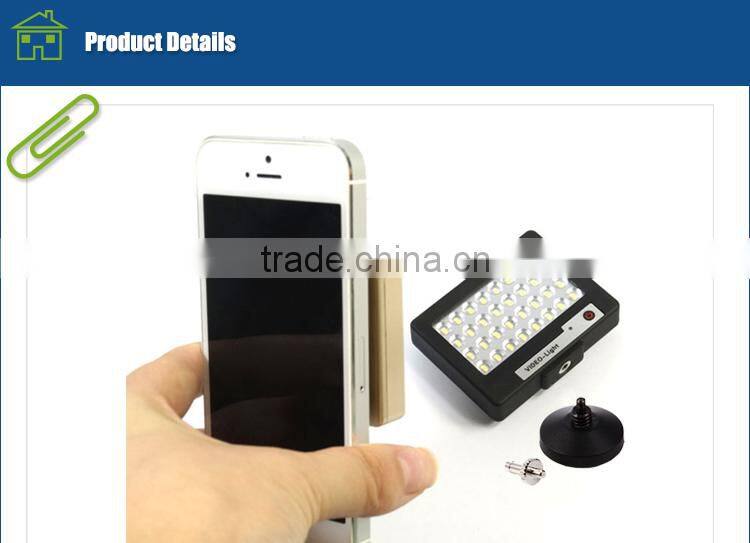 Rechargeable Small Battery Operated LED Light for Cameras Table & Smartphone LED-S60