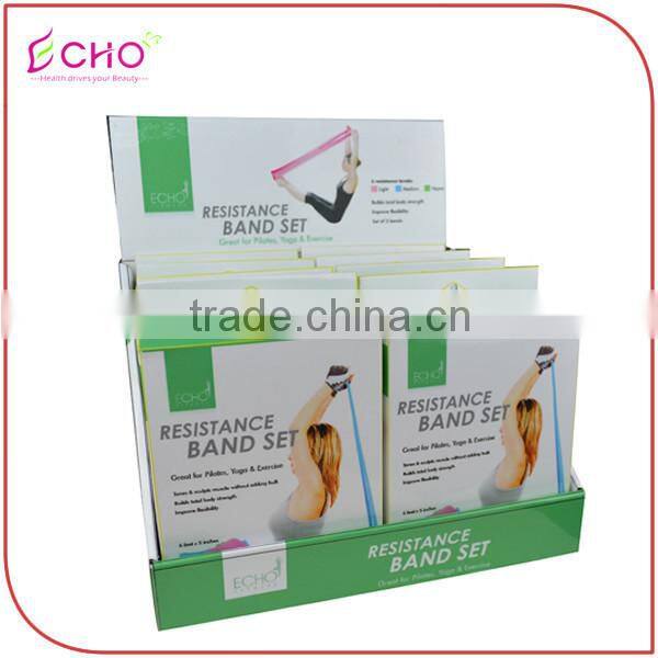 TPE Yoga/Pilates Fitness Resistance Band Set