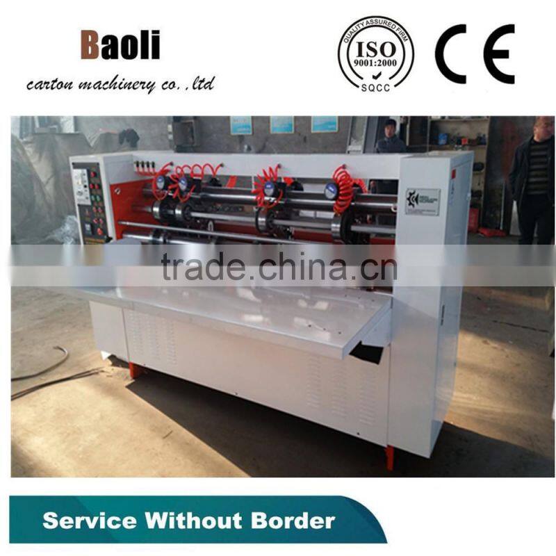 The Thin Edge Paperboard slitting machine/Carton making machine