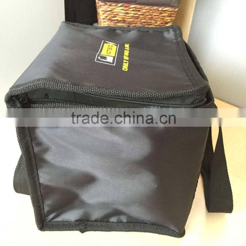 Factory Offer customized portable 420D polyester thermal insulated freezer bag