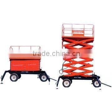 SJY series 4 Wheels mobile hydraulic elevating platform,lift platform