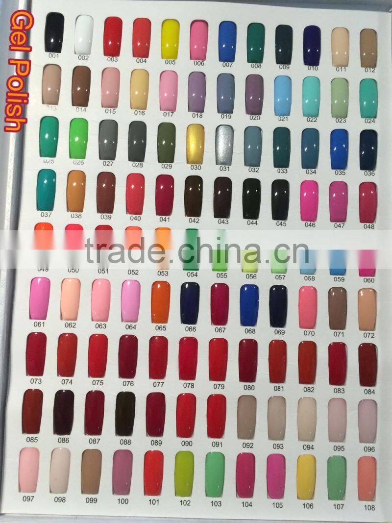 2015 uv gel the most popular soak off uv led China one step gel polish