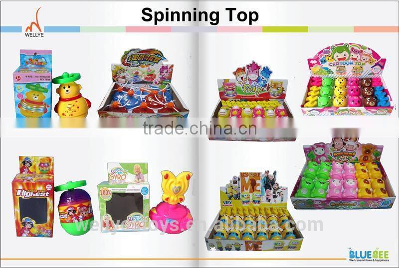 Best sell plastic spinning top toy spinning top with light music light up spinning top China Manufacturer