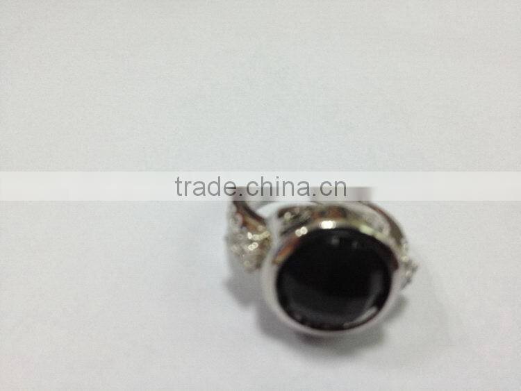 Super quality unique 925 silver zircon rings 2015 fashion