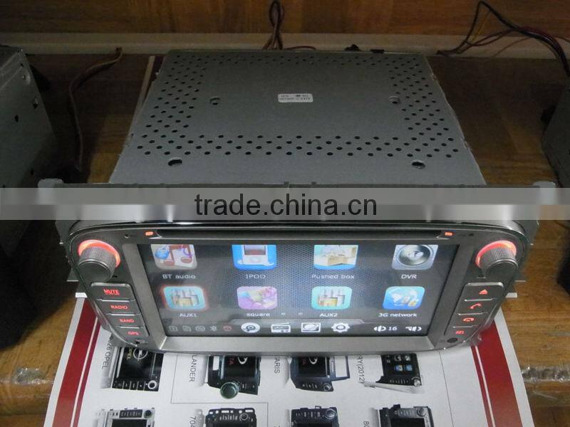 7" Win CE 6.0 car dvd player for ford focus Bluetooth GPS 3g Stereo FM Steering wheel control touch screen DH7009