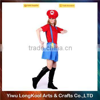 Wholesale hot sale adult masquerade funny costume cosplay mario costume