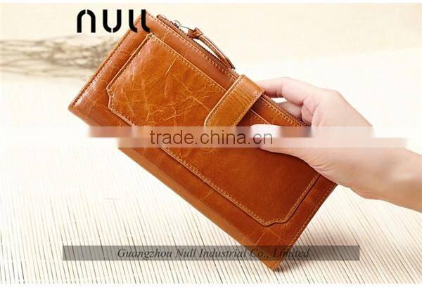 OEM handmade stylish vintage materal multi-card purse holder design your own leather purse