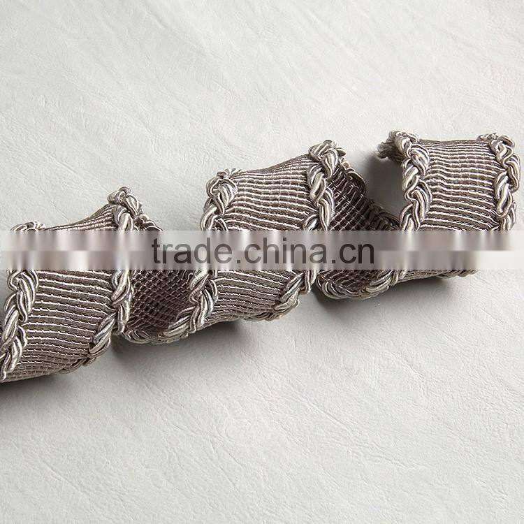 Waist band tape machine weaving factory customs many kinds of woven webbing tape for pre-cuffed trousers