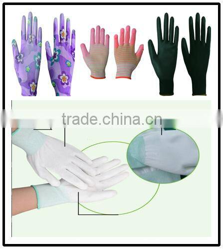 Coated glove Primary goal high quality pu glove
