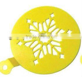 Plastic cake decoration designs cake stencil