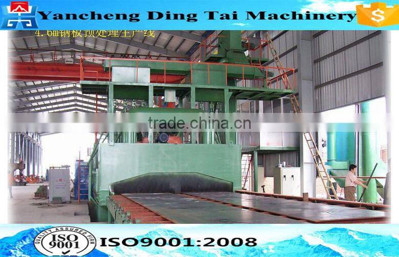 steel plate clean machine/shot blast