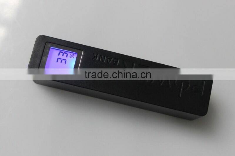 DELONG newest power bank with led screen 2600mah