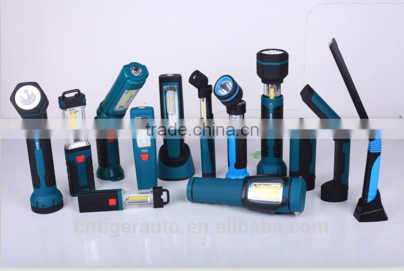 Hanging hook rechargeable 6 +1 SMD LED lamp with Li-ion battery