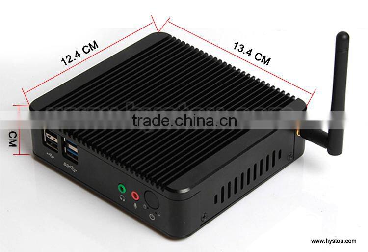 Intel Bay Trail J1800 Processor Fanless ITX Computer Case Mini PC Barebone System Windows Ubuntu WiFi 2 Ethernet Lan HTPC HDMI