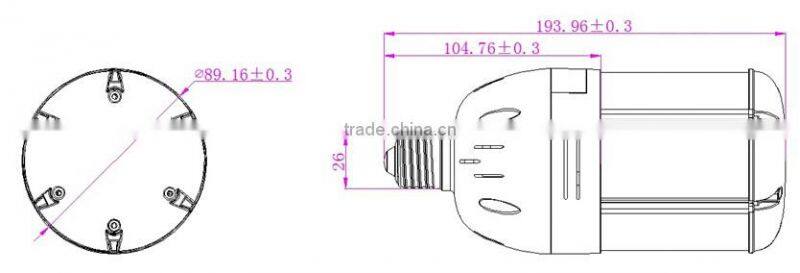 Energy saving 20W LED CORN LIGHT 360 DEGREE LIGHTING DISTRIBUTION E26 E27 E39 E40 bulb
