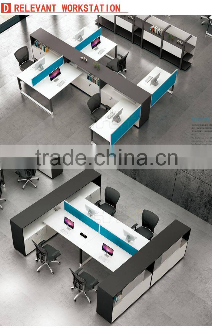 Office Furniture 4 Seats Screen Workstation XFS-M3030A