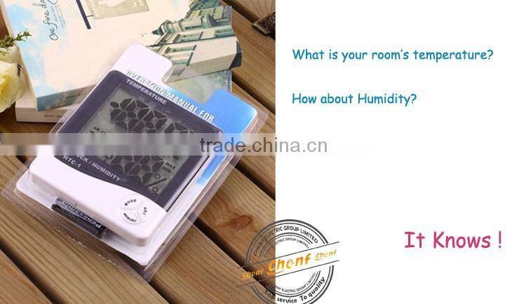 Newest LCD Digital Room Thermometer for Temperature, humidity with Alarm Function