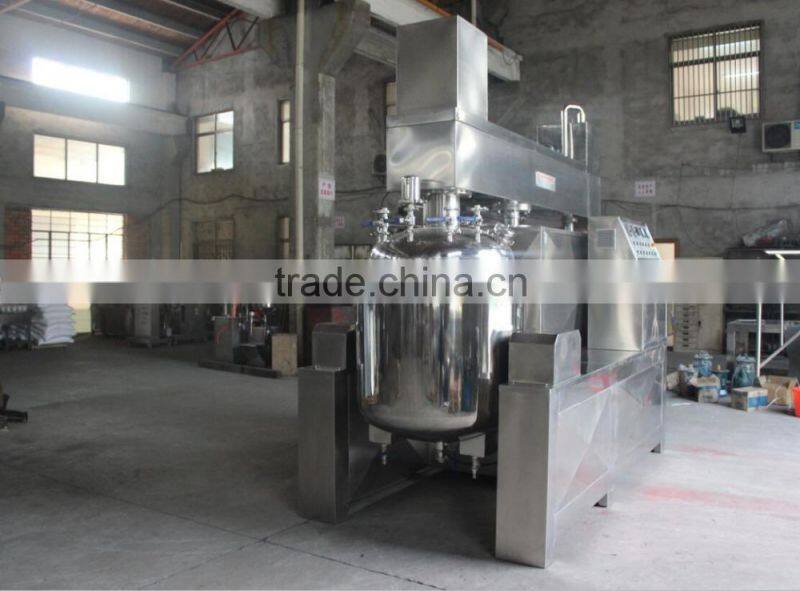 5-2000L Hydraulic lifting top homogenizer vacuum cosmetic emulsifier mixer