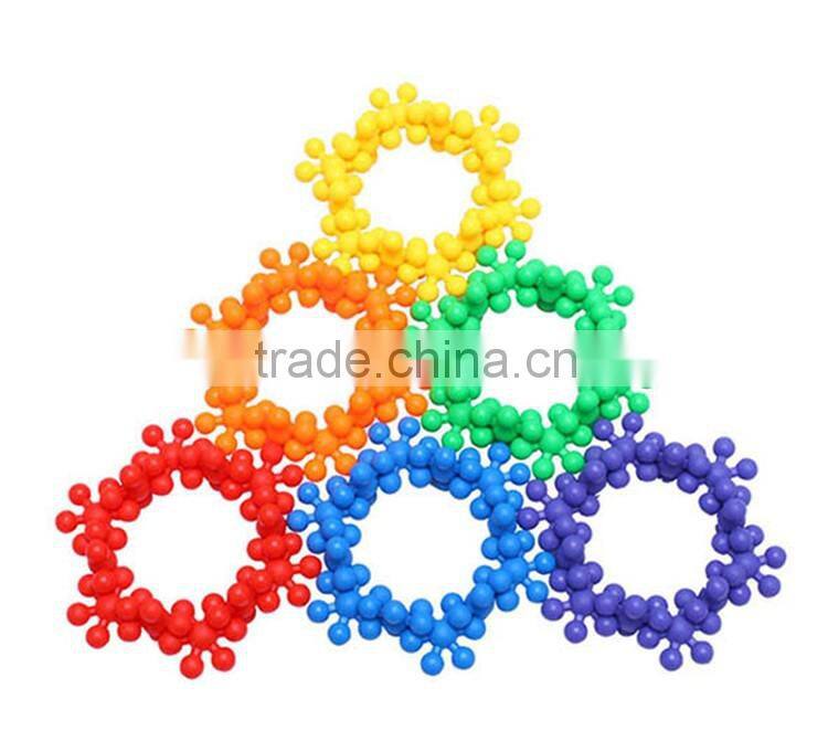 150PCS snowflake blocks kids plastic building blocks toys