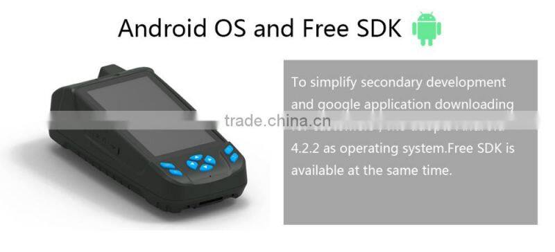 Tablet Android Biometrics Fingerprint Scanner Reader With 3G.Wifi ,Touch Screen