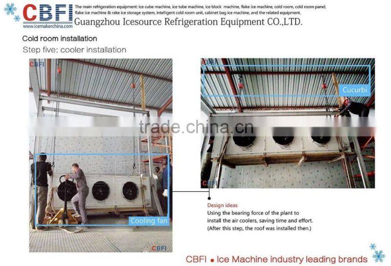 CBFI Zambia cold room project in 2015