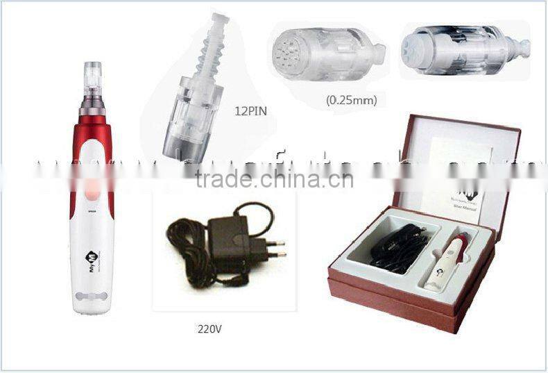 Huafu 2016! best selling Derma Stamp Electric Pen MicroNeedle Therapy