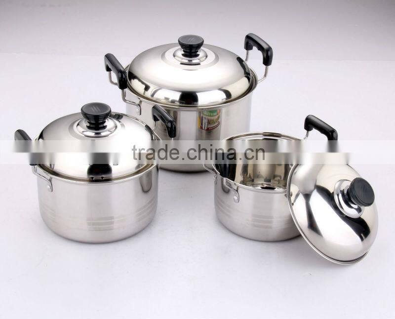 201# Stainless Steel 10 Pcs Cooking Pot