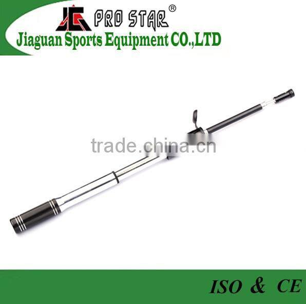 Black aluminum bicycle sport pump
