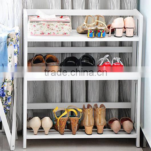 home life wood 4-tier shoes storage racks ,plant display shelf