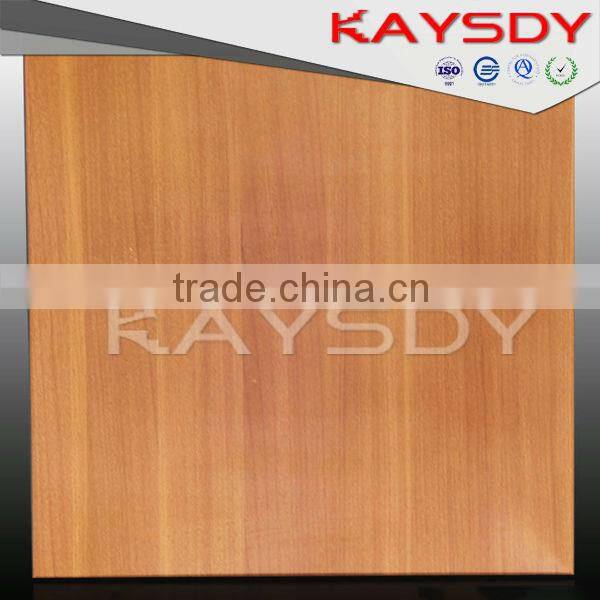 economical and practical wooden grain clip-in square aluminium ceiling