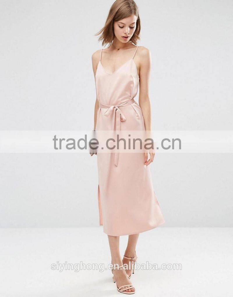 2016 fashion sexy women Midi Dress