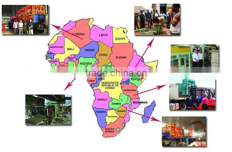 QMR2-45 new premium small manual block making machine in Kenya concrete mobile brick machine price