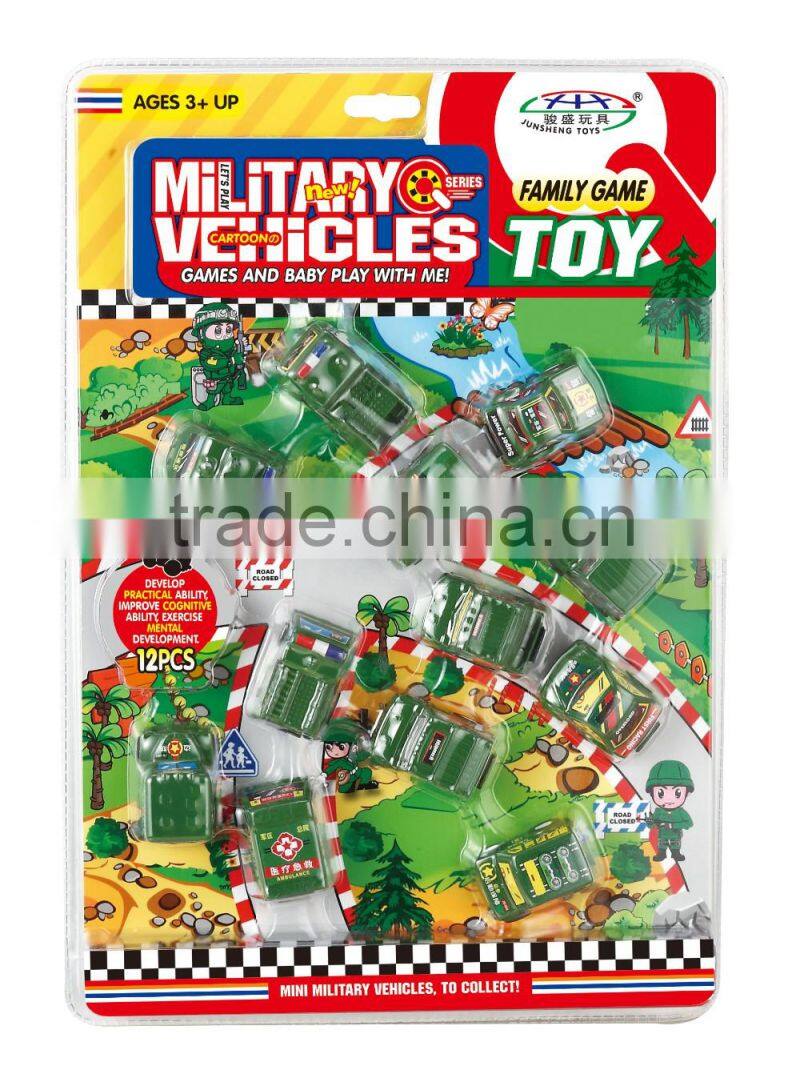 Baby funny play police car toy set