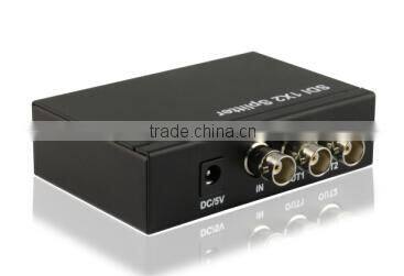 New SDI splitter 1x2 1080p to 1080i HD SDI Converter Video Extender powerline adapter