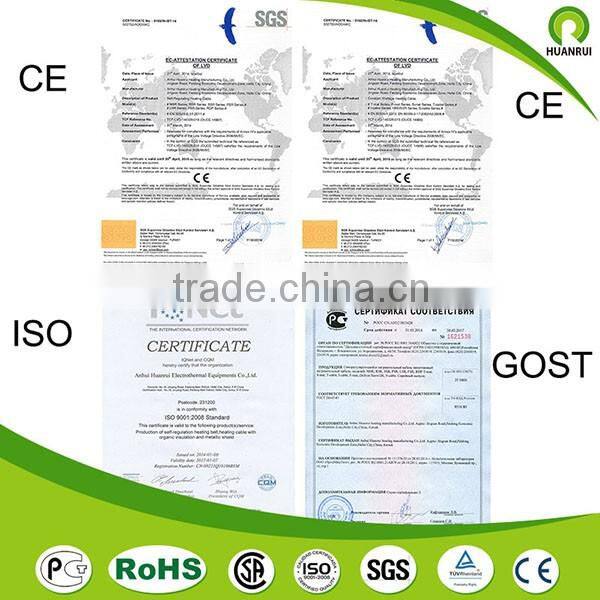 Fluoropolymer Jacket Easy Install Diameter Pipelines Heat Trace Cable Kits