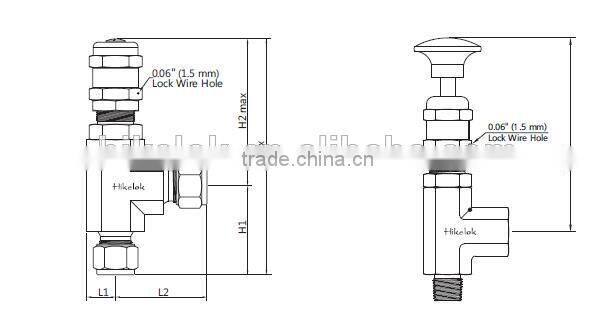 stainless steel automatic pressure release valve