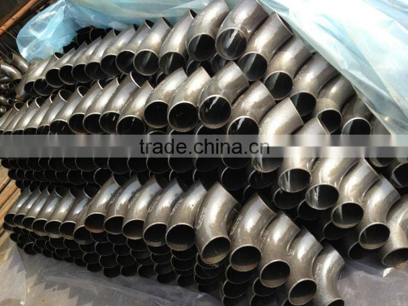 Hot Sale carbon steel butt weld pipe fittings 90deg elbow