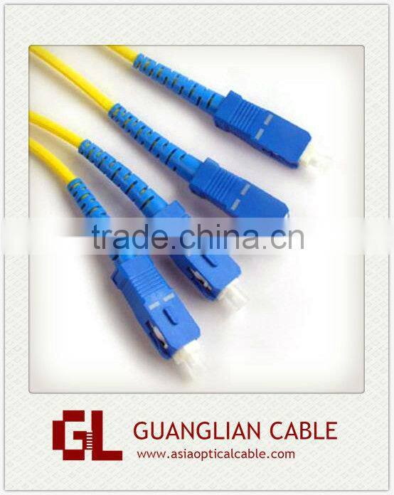 Low insertion loss SC-SC/SM/ sc optical fiber patch cord 3m