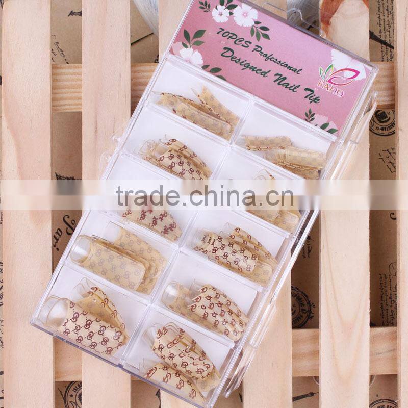 Wholesale fashion lady nail decoration artificial nails