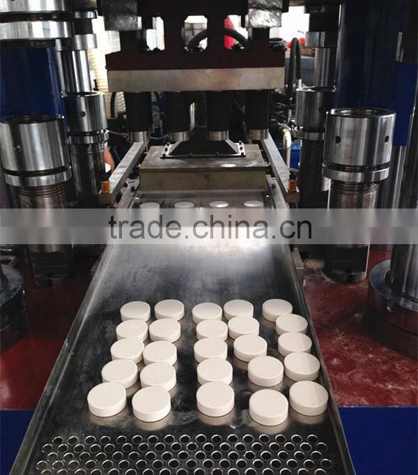 Water cleaning tablets press