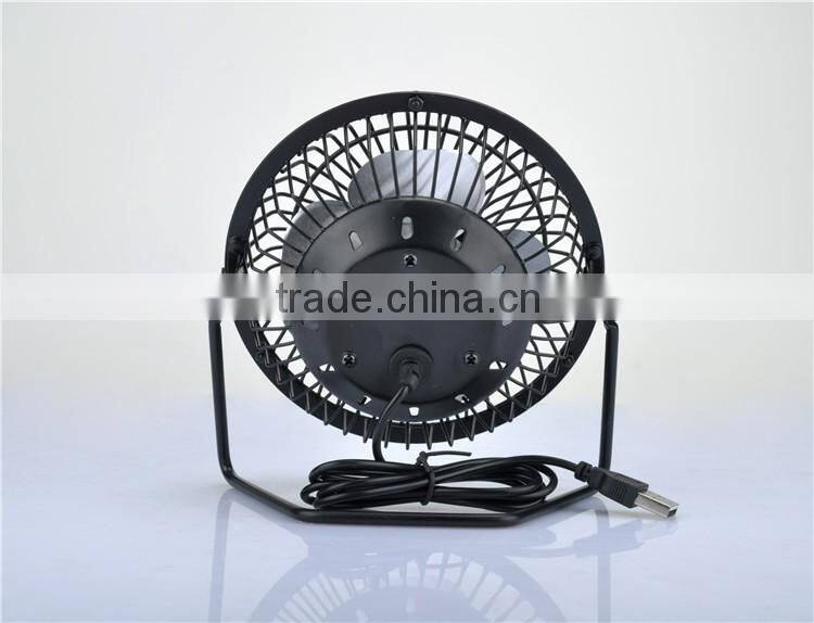 USB mini desk cooler fan quietness metal computer laptop PC plug charge fans