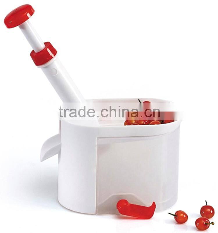 High quality plastic manual cherry pitter/cherry corer